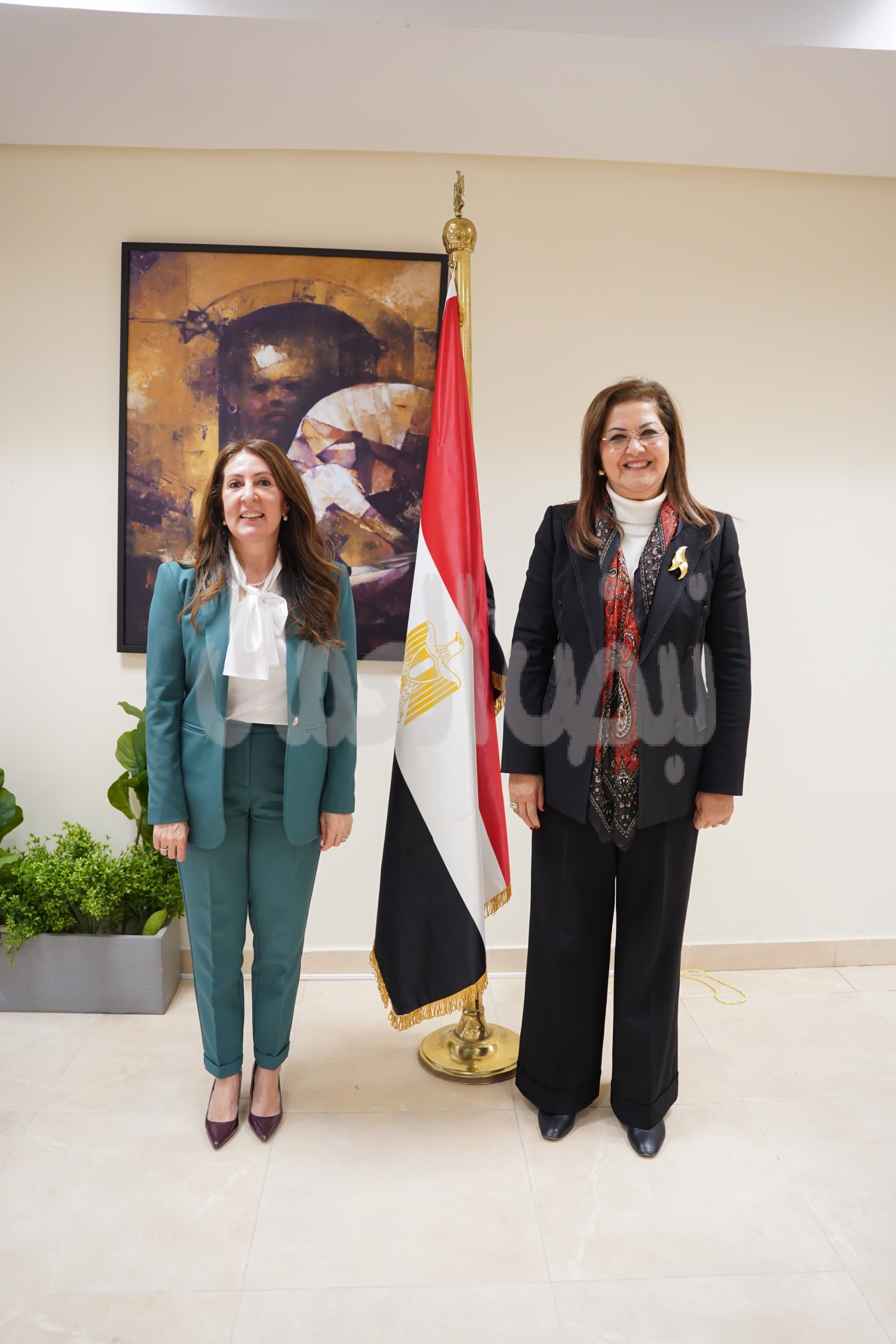 وزيرة التخطيط والتنمية الاقتصادية تلتقي سفيرة الولايات المتحدة الأمريكية لبحث تعزيز سبل التعاون