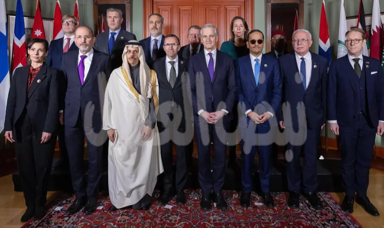 وفد اللجنة الوزارية المكلف من القمة العربية الإسلامية يعقد اجتماعاً رسمياً مع رئيس وزراء النرويج ووزراء خارجية دول “النورديك” و”البنلوكس”