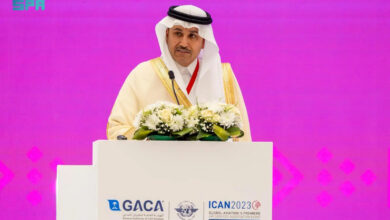 انطلاق أعمال المؤتمر الدولي لمفاوضات الخدمات الجوية الآيكان 2023م بالرياض