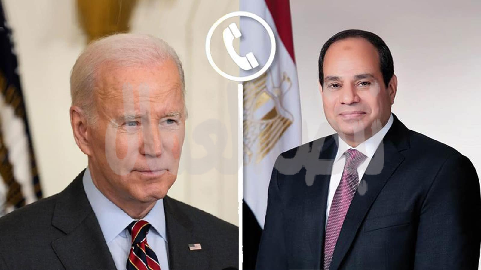 الرئيس  السيسي تلقى  اتصالاً هاتفياً من الرئيس الأمريكي “جو بايدن”