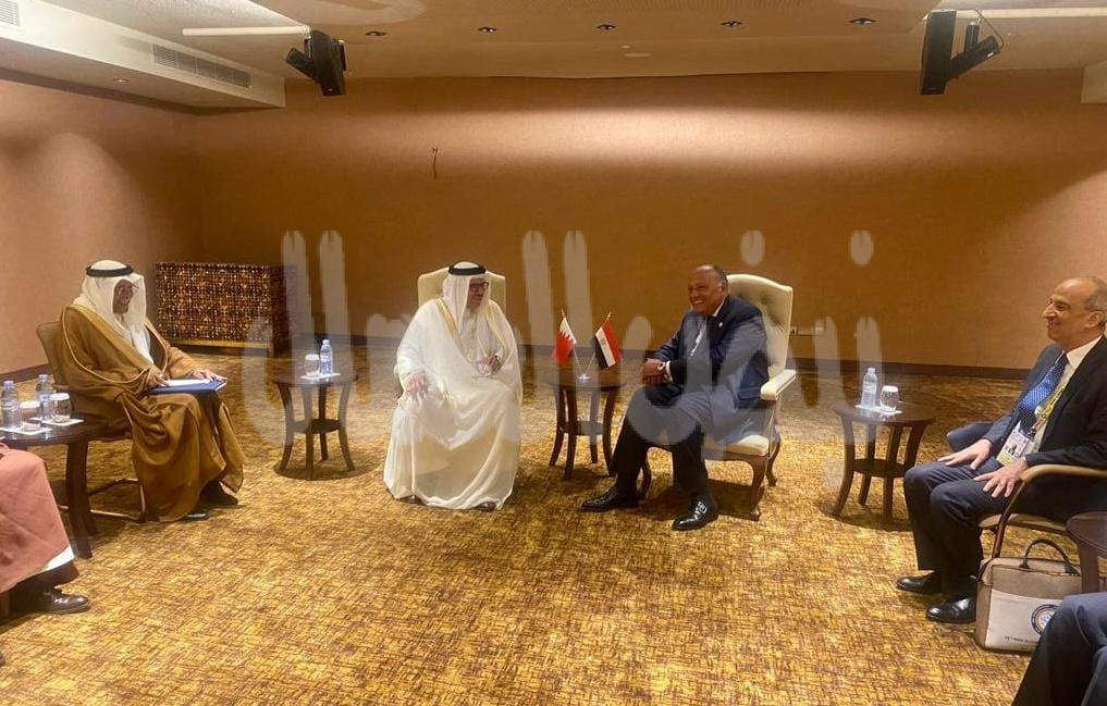 وزير الخارجيةيلتقي نظيره البحريني للتباحث حول مستجدات الأوضاع الإقليمية