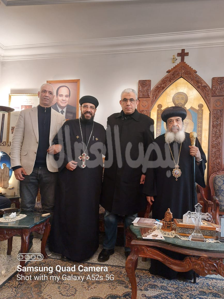 قوي عاملة النواب يقدم التهنئة  للأنبا دانيال بعيد الميلاد المجيد