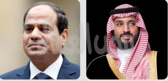 الرئيس السيسى يهنى  الأمير محمد بن سلمان بمناسبة ذكرى يوم التأسيس