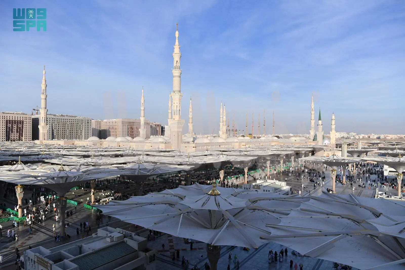 هيئة العناية بشؤون المسجد النبوي قدمت خدماتها لأكثر من 6 ملايين مصلٍ وزائر خلال الأسبوع الماضي