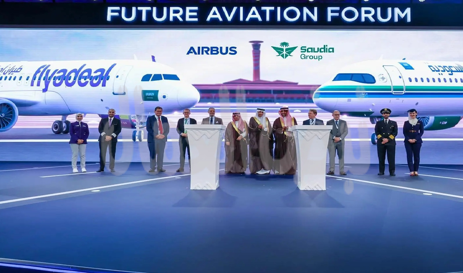 وزير النقل السعودي يفتتح مؤتمر مستقبل الطيران 2024 ويشهد إعلان الخطوط السعودية شراء 105 طائرات من إيرباص العالمية