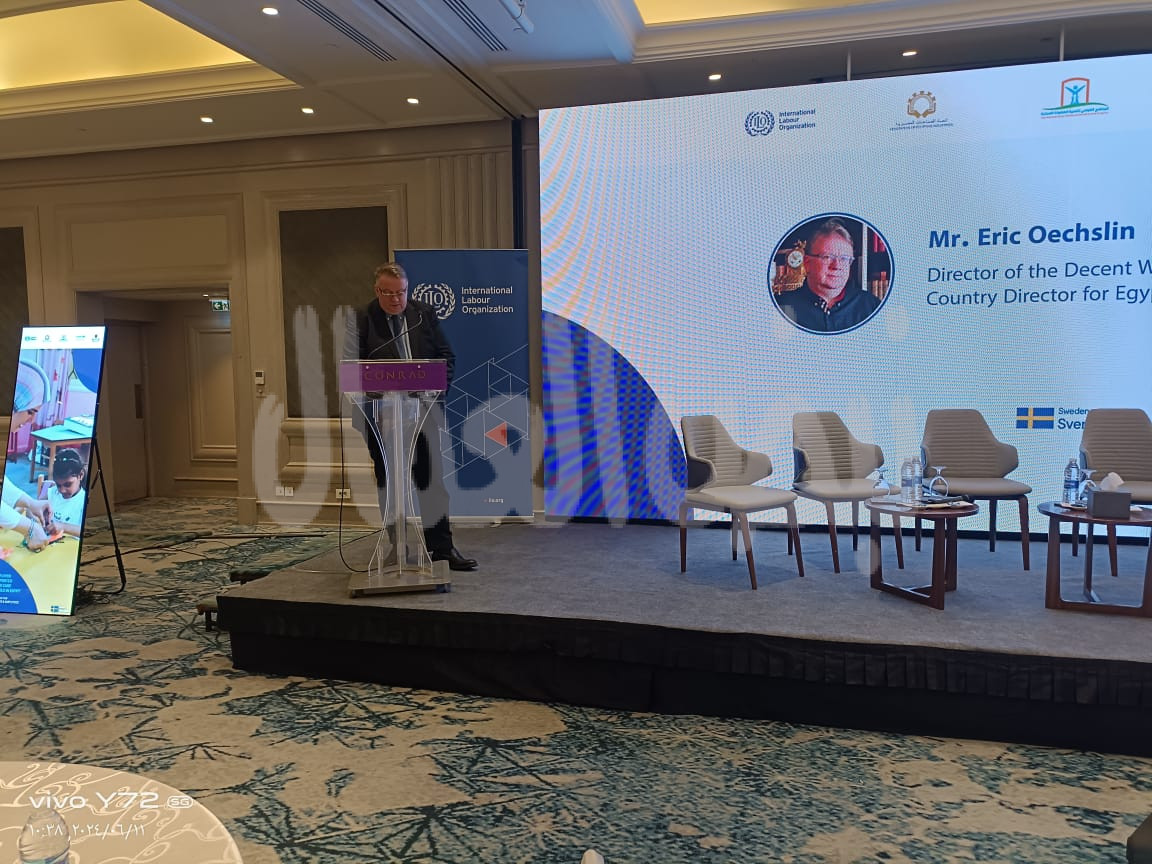 مدير منظمة العمل الدولية بالقاهرة: لدينا شراكات مع الحكومة المصرية وإنجازات في مجالات رعاية الطفل وتمكين المرأة