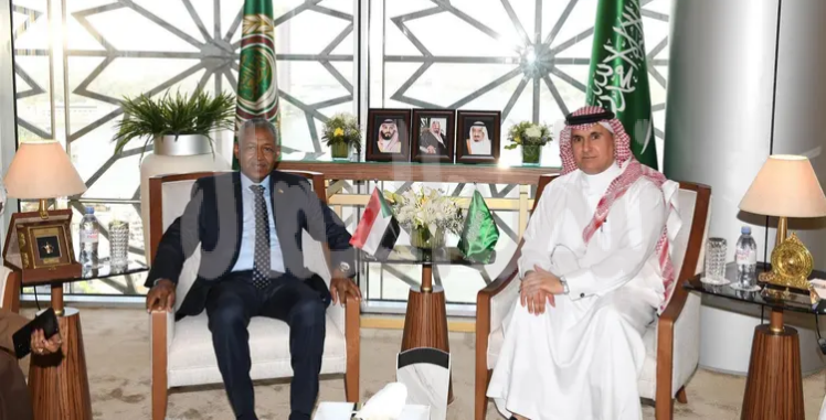 مندوب المملكة الدائم لدى الجامعة العربية يستقبل نظيره السوداني
