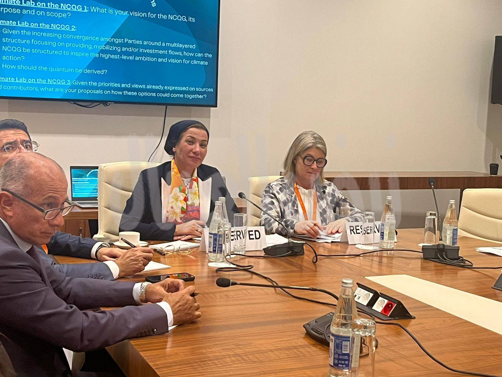 وزيرة البيئة تشارك بفعاليات الحوار الوزاري لمؤتمر المناخ COP29