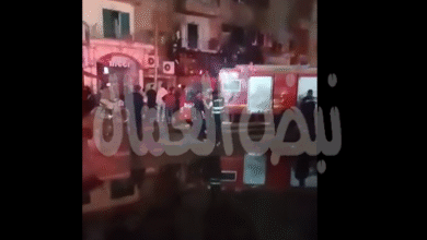 الحماية المدنية تسيطرعلى حريق شارع البوستة بالزقايق