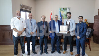 رئيس جامعة بدر بالقاهرة يستقبل وفد طلاب جامعة الجزائر 2 لتسلم جائزة أفضل سيناريو عن فيلم “زهرة”