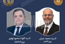 وزير العمل يشكر وزير الداخلية على جهود “الوزارة” في ضبط 11 شركة بدون ترخيص تنصب على المواطنين بعقود عمل وهمية