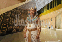The hero Mohamed Abdel Rahman, the inspector of antiquities, is a partner in the dream of opening the Grand Egyptian Museum