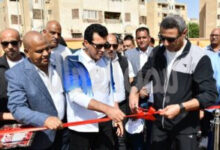 وزير الشباب والرياضة ومحافظ السويس يفتتحان ملعبًا خماسيًا بمركز شباب التوفيق