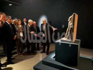 رئيس جمهورية إيطاليا يفتتح معرض كنوز الفراعنة رئيس جمهورية إيطاليا يفتتح معرض كنوز الفراعنة