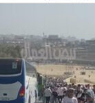 فوضئ بمنطقة أثار الهرم في ظل أنشغال مدير المنطقة بالشرح للزيارات الخاصة