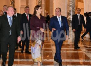 الرئيس عبدالفتاح السيسي يستقبل الملكة ماري ملكة الدينمارك