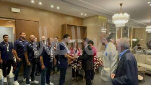 وزير الشباب والرياضة يستقبل بعثة منتخب ناشئي اليد بعد التتويج وصيفًا للعالم بالمغرب