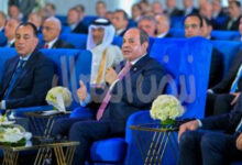 الرئيس عبدالفتاح السيسي يشهد افتتاح المحطات البحرية بالمنطقة الاقتصادية لقناة السويس بميناء شرق بورسعيد.