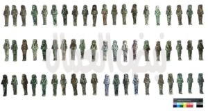 إكتشاف 225 تمثالًا أوشابتي للملك شوشنق الثالث بمنطقة صان الحجر