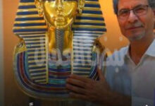 قناع توت عنخ أمون أيهما الأصلي وأيهما التقليد ننتظر الاجابة من الآثار!!!