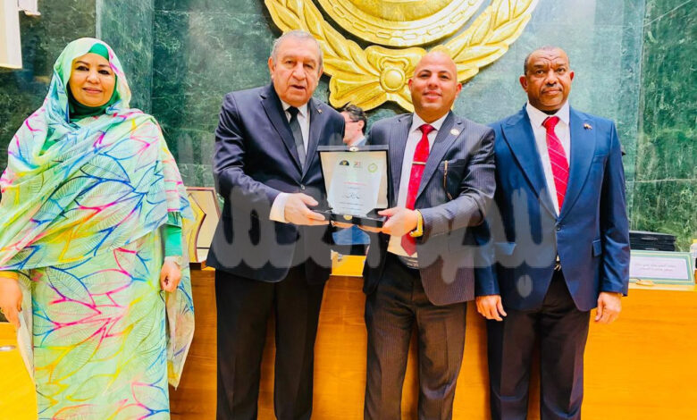 تكريم عربي للمهندس هيثم حسين بجامعة الدول العربية تقديراً لجهوده في خدمة النازحين وإعادة الإعمار