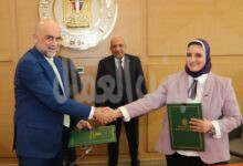 وزير الكهرباء ونظيره الأردني يشهدان مراسم توقيع عقد تبادل الطاقة الكهربائية لعام 2026