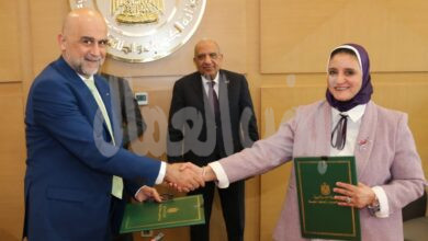 وزير الكهرباء ونظيره الأردني يشهدان مراسم توقيع عقد تبادل الطاقة الكهربائية لعام 2026 وزير الكهرباء ونظيره الأردني يشهدان مراسم توقيع عقد تبادل الطاقة الكهربائية لعام 2026