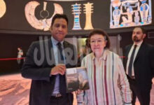 وزيرة الثقافة اليونانية تزور المتحف القومي للحضارة المصرية ..