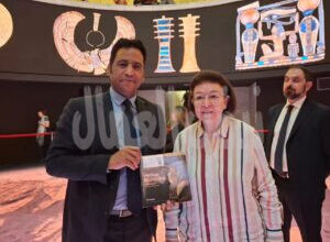 وزيرة الثقافة اليونانية تزور المتحف القومي للحضارة المصرية ..