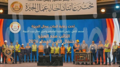 بحضور وزير العمل والمحافظ وأبو العينين..«عمال الجيزة» تحتفل بعيد العمال وتكرّم 300 من رموزها  