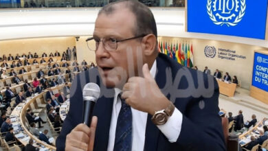 مجدى البدوى: الحركة النقابية العربية والدولية ستواصل دعمها الكامل لحق فلسطين في المشاركة الفاعلة داخل منظمة العمل الدولية مجدى البدوى: الحركة النقابية العربية والدولية ستواصل دعمها الكامل لحق فلسطين في المشاركة الفاعلة داخل منظمة العمل الدولية