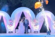 أهالي الهرم ورجال الأعمال يهنئون عائلتي «بدوي» و«بريش» و«صن بيراميدز جروب» بزفاف نجليهما
