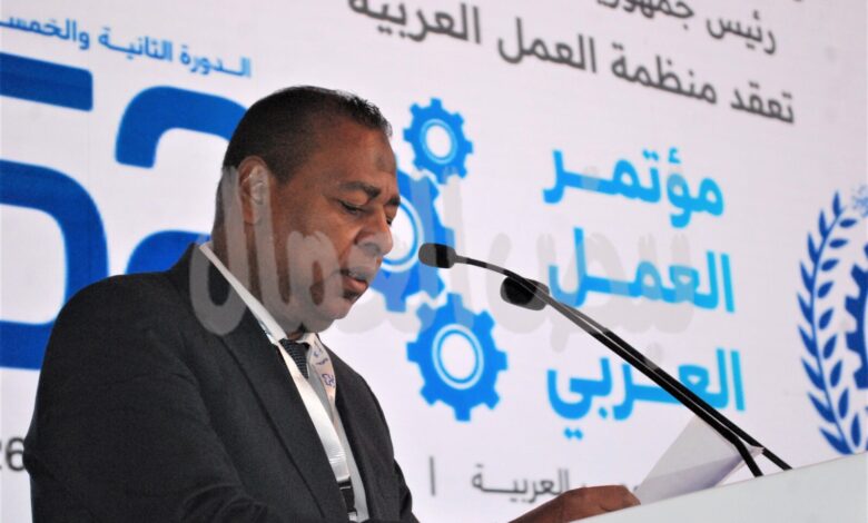عيد مرسال:الحركة النقابية مطالبة اليوم بتوحيد صفوفها العربية والأفريقية، وتعزيز التنسيق بين المنظمات النقابية عيد مرسال:الحركة النقابية مطالبة اليوم بتوحيد صفوفها العربية والأفريقية، وتعزيز التنسيق بين المنظمات النقابية