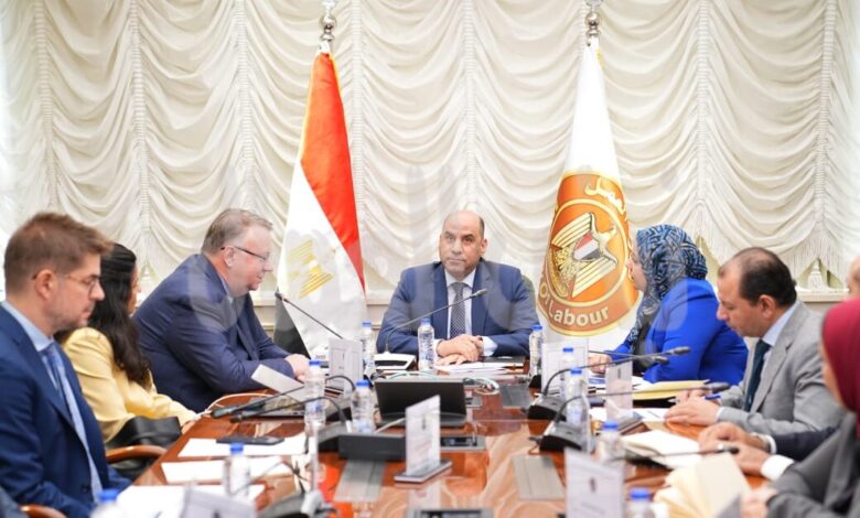 وزير العمل يعقد اجتماعًا مع وفد “العمل الدولية” و”سينرجيز” للاطلاع على مستجدات إعداد الخطة التنفيذية الاستراتيجية الوطنية وزير العمل يعقد اجتماعًا مع وفد “العمل الدولية” و”سينرجيز” للاطلاع على مستجدات إعداد الخطة التنفيذية الاستراتيجية الوطنية